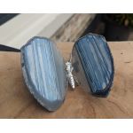 Super kwalitiet Agaat vlinder blauw