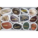 Diverse Mineralen in doosje met beschrijving