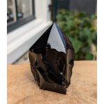 Zwarte Obsidiaan ruwe geslepen punt