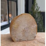 Agaat Theelichthouder ruw natuur extra