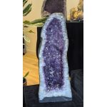 Super donkerpaarse en speciale Amethist geode XXL extra kwaliteit