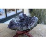 Super kwaliteit Uruguai  Amethist cluster met fijne heldere donkerpaarse kristallen