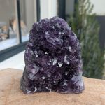 Super kwaliteit Amethist cluster staand donkerpaarse kristallen
