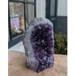 Super kwaliteit Amethist cluster staand donkerpaarse kristallen