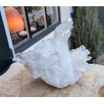 Super Heldere kwaliteit  Bergkristal cluster staand