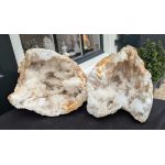 Super Natuur  Marokkaanse Bergkristal geode XXL extra