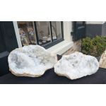 Super Natuur  Marokkaanse Bergkristal geode XL extra