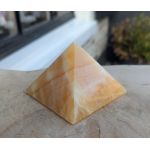 Schitterende kwaliteit Oranje calsiet pyramide