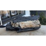 Zwarte Toermalijn ruw extra Large met mica en extra albiet