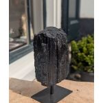 Zwarte Toermalijn , Schorl, op standaard