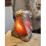 Agaat lamp ruw natuur