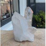 Super ruwe spatzuivere Bergkristal cluster large met XXL kristallen