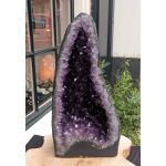 Super donkerpaarse en speciale Amethist geode XL extra kwaliteit