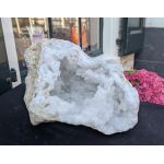 Super Natuur  Marokkaanse Bergkristal geode 'schaal-grot'  XL