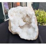 Super Natuur  Marokkaanse Bergkristal geode 'schaal-grot'  XL
