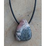 Rhodochrosiet doorboorde hanger