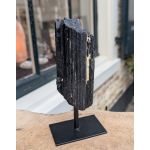 Zwarte Toermalijn , Schorl, op standaard