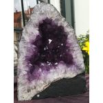 Amethist  Geode medium groot donkerpaarse kristallen