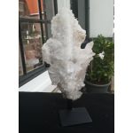 Bergkristal cluster op standaard XL
