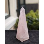 Rozenkwarts obelisk medium maat Brazillie