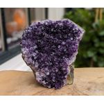 Super kwaliteit Amethist Uruguai cluster en geode ruw staand en speciaal