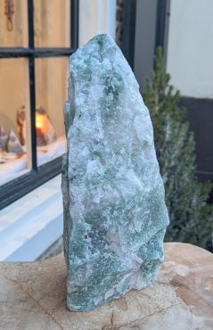 Aventurijn in kwarts ruw XL staand