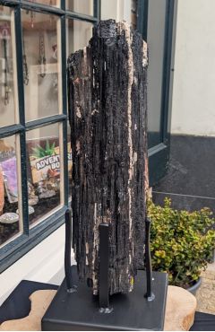 Super kwaliteit en Extra ruwe Zwarte Toermalijn (schorl) large met Mica  en Albiet