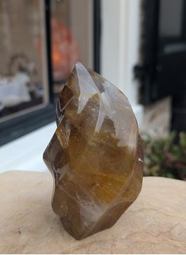 Extra kwaliteit Limonietkwarts(Golden Healer) vlam