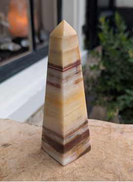 Extra kwaliteit Aragoniet Obelisk