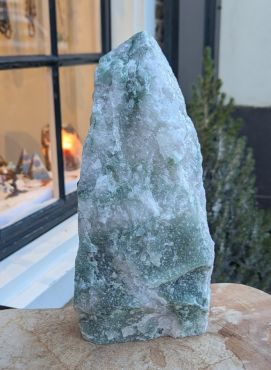 Aventurijn in kwarts ruw XL staand