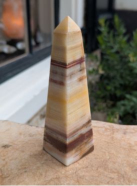 Extra kwaliteit Aragoniet Obelisk