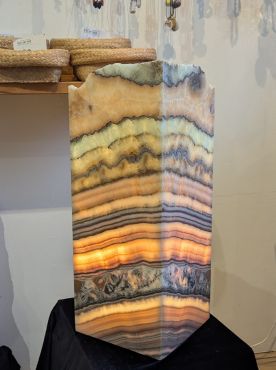 Onix - Serpentijn Lamp XXL rond