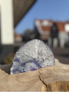 Boekensteun Agaat paars klein