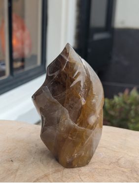 Extra kwaliteit Limonietkwarts(Golden Healer) vlam