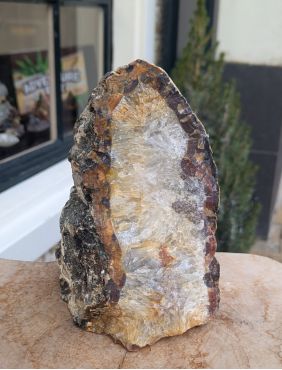 Agaat lamp ruw natuur