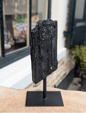 Zwarte Toermalijn , Schorl, op standaard