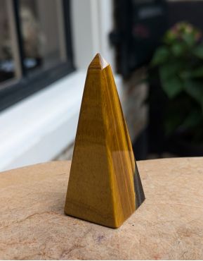 Super kwaliteit Tijgeroog obelisk