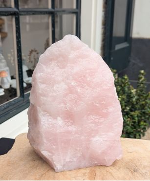 Extra kwaliteit Rozenkwarts ruw XL Brazilie