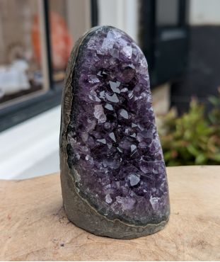 Super ruw Magical trio kleine maat van Amethist in freeform , Rozekwarts en Bergkristal