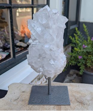 Super zuivere en heldere Bergkristal cluster  in standaard Brazilie