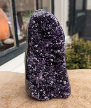 Super kwaliteit Amethist cluster Uruguai staand