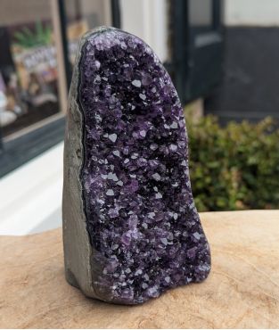 Super kwaliteit Amethist cluster Uruguai staand