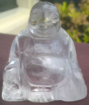 Bergkristal Buddha