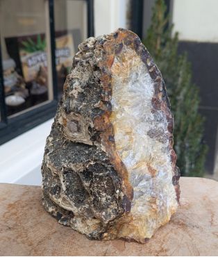 Agaat lamp ruw natuur