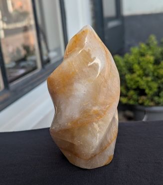 Extra kwaliteit Limonietkwarts(Golden Healer) vlam