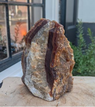 Super ruwe Agaat Lamp natuur