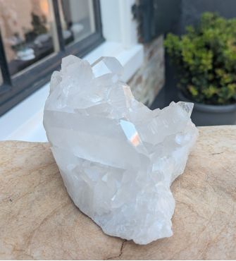Super zuivere Bergkristal cluster extra large ruw en extreem helder