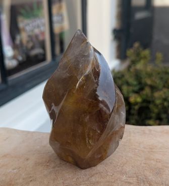 Extra kwaliteit Limonietkwarts  (Golden Healer) vlam