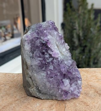 Super kwaliteit  Amethist cluster staand