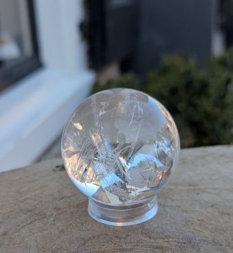 Super heldere Bergkristal  bol 41 mm